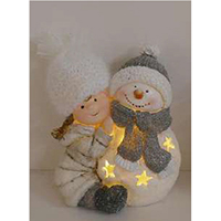 Christmas Figure with Light. Operated by LR44*2
