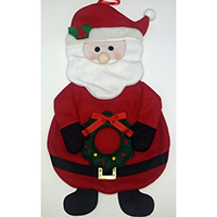 Christmas Gift Sack. Santa Claus Design.
